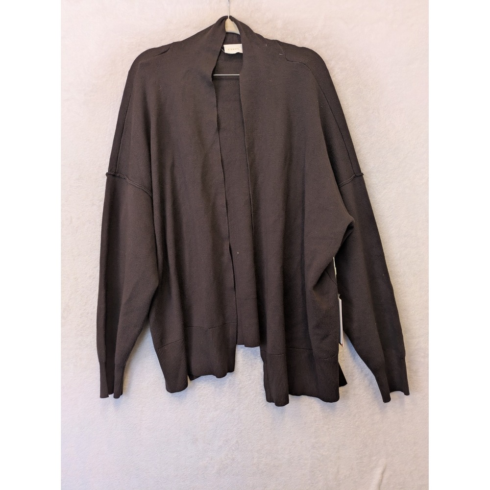Cyrus Womens Brown Open Front Oversized Cardigan Sweater‎ M